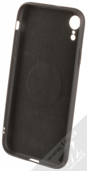 Forcell Soft Magnet Case TPU ochranný kryt podporující magnetické držáky pro Apple iPhone XR černá (black) zepředu
