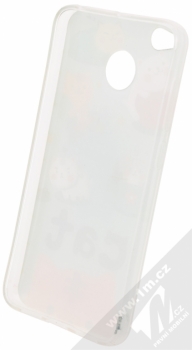 Forcell Squishy ochranný kryt s antistresovou postavičkou pro Xiaomi Redmi 4X bílá kočička šedá (white cat grey) zepředu