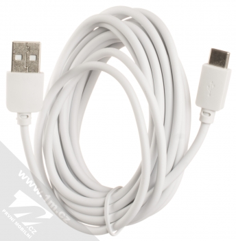 Forcell USB kabel délky 3 metry s USB Type-C konektorem bílá (white) komplet