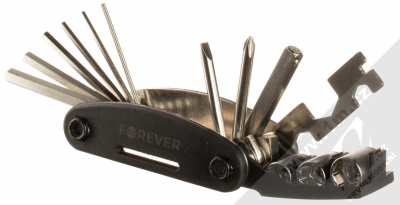 Forever MT-16 multi klíč s 16 funkcemi černá stříbrná (black silver)