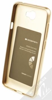 Goospery i-Jelly Case TPU ochranný kryt pro Huawei Y5 II, Y6 II Compact zlatá (metal gold) zepředu