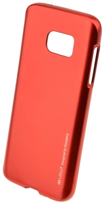 Goospery i-Jelly Case TPU ochranný kryt pro Samsung Galaxy S7 červená (metal red)