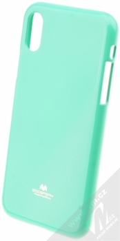 Goospery Jelly Case TPU ochranný silikonový kryt pro Apple iPhone X mátově zelená (dark mint green)