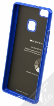 Goospery Jelly Case TPU ochranný silikonový kryt pro Huawei P9 Lite tmavě modrá (dark blue) zepředu
