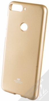 Goospery Jelly Case TPU ochranný silikonový kryt pro Huawei Y7 Prime (2018) zlatá (gold)