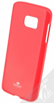 Goospery Jelly Case TPU ochranný silikonový kryt pro Samsung Galaxy S7 sytě růžová (hot pink)