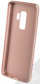 Guess IriDescent Hard Case ochranný kryt pro Samsung Galaxy S9 Plus (GUHCS9LIGLRG) růžově zlatá (rose gold) zepředu
