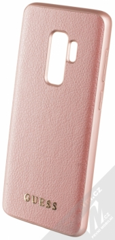 Guess IriDescent Hard Case ochranný kryt pro Samsung Galaxy S9 Plus (GUHCS9LIGLRG) růžově zlatá (rose gold)