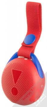 JBL JR POP voděodolný Bluetooth reproduktor červená modrá (red blue) zezadu