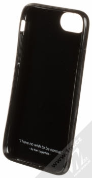 Karl Lagerfeld Choupette All Over ochranný kryt s motivem pro Apple iPhone 6, iPhone 6S, iPhone 7, iPhone 8 (KLHCI8KSCO) černá (black) zepředu