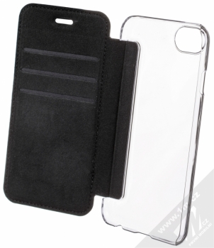Karl Lagerfeld Pins Book flipové pouzdro s motivem pro Apple iPhone 7, iPhone 8 (KLFLBKI8PPIN) černá (black) otevřené