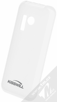 Kisswill TPU Open Face silikonové pouzdro pro Nokia 222, 222 Dual Sim bílá průhledná (white)