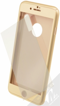 Krusell Arvika Cover ochranný kryt a tvrzené sklo pro Apple iPhone 7 Plus zlatá (gold)