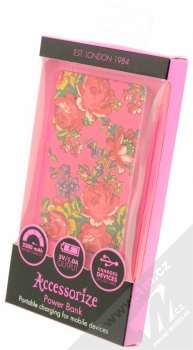 Lazerbuilt Accessorize Slim Rose Pink PowerBank záložní zdroj 2200mAh růžová (pink) krabička