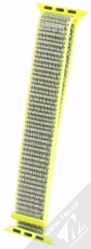 Maikes Nylon Strap textilní pásek na zápěstí pro Apple Watch 38mm žlutá (yellow)