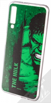 Marvel Hulk 001 TPU ochranný silikonový kryt s motivem pro Samsung Galaxy A7 (2018) zelená (green)
