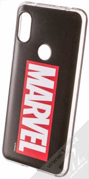 Marvel Logo 001 TPU ochranný silikonový kryt s motivem pro Xiaomi Redmi Note 6 Pro černá (black)