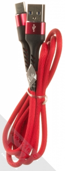 maXlife MXUC-01T opletený USB kabel s USB Type-C konektorem červená (red) komplet