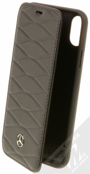 Mercedes Pattern III flipové pouzdro pro Apple iPhone X (MEFLBKPXWHCLBK) černá (black)