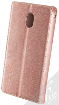 Molan Cano Issue Diary flipové pouzdro pro Xiaomi Redmi 8A růžově zlatá (rose gold) zezadu
