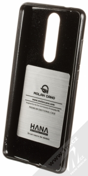 Molan Cano Jelly Case TPU ochranný kryt pro Nokia 5.1 černá (black) zepředu