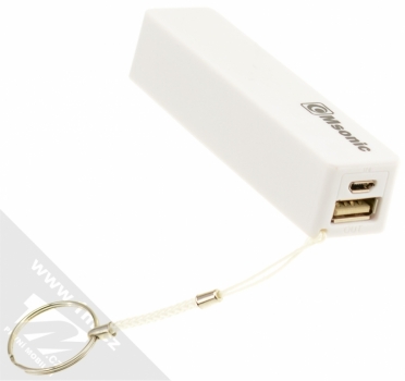 Msonic MY2552W PowerBank záložní zdroj 2500mAh pro mobilní telefon, mobil, smartphone bílá (white) konektory