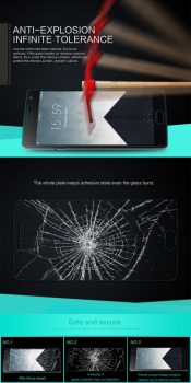 Nillkin Amazing H ochranná fólie z tvrzeného skla proti prasknutí pro OnePlus 2