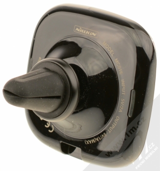 Nillkin Car Magnetic Wireless Charger II Vent magnetický držák s bezdrátovým nabíjením do mřížky ventilace automobilu černá (black) zezadu