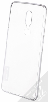 Nillkin Nature TPU tenký gelový kryt pro OnePlus 6 čirá (transparent white) zepředu