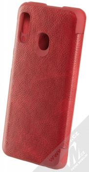 Nillkin Qin flipové pouzdro pro Samsung Galaxy A20e červená (red) zezadu