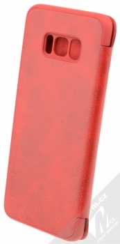 Nillkin Qin flipové pouzdro pro Samsung Galaxy S8 Plus červená (red) zezadu