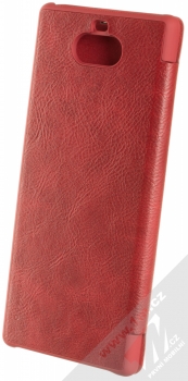 Nillkin Qin flipové pouzdro pro Sony Xperia 10 Plus červená (red) zezadu