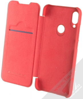 Nillkin Qin flipové pouzdro pro Xiaomi Redmi Note 7 červená (red) otevřené