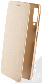 Nillkin Sparkle flipové pouzdro pro Samsung Galaxy A7 (2018) béžová (champagne gold)