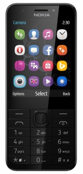 NOKIA 230 černá (dark silver) mobilní telefon