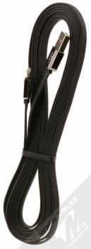 Remax KingKong plochý USB kabel s Apple Lightning konektorem - délka 3 metry černá (black) balení