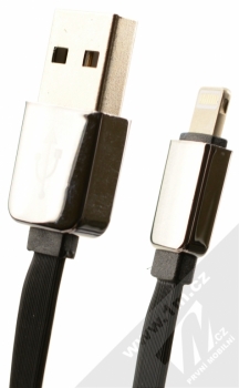 Remax KingKong plochý USB kabel s Apple Lightning konektorem - délka 3 metry černá (black)