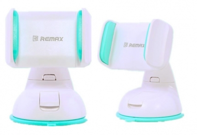 Remax RM-C06 držák do auta s přísavkou pro mobilní telefon, mobil, smartphone bílo zelená (white mint) - detail