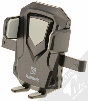 Remax RM-C26 Transformer univerzální držák do auta s přísavkou pro mobilní telefon, mobil, smartphone černá šedá (black grey) vanička zepředu