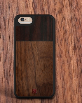 Remax Tanyet Wallnut dřevěný ochranný kryt pro Apple iPhone 6, iPhone 6S hnědá (brown)