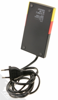 Remax USB HUB DC56200 nabíječka do sítě s 4x USB výstupem a 6,2A proudem černá, červená a žlutá (black red yellow) zezadu