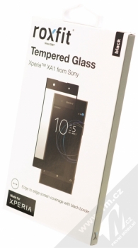 Roxfit Tempered Glass barevné ochranné tvrzené sklo na displej pro Sony Xperia XA1 (TMP2171CB) černá (black) krabička