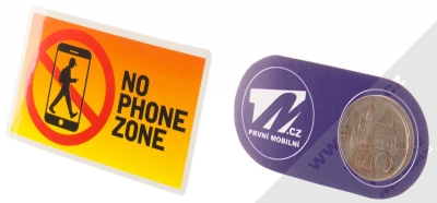 Samolepka Zóna zákazu telefonů 1 měřítko