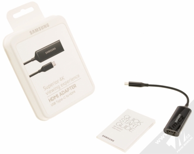 Samsung EE-HG950DB HDMI Adapter originální adaptér s USB Type-C konektorem černá (black) balení