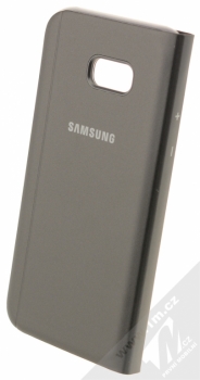 Samsung EF-CA520PB S-View Standing Cover originální flipové pouzdro pro Samsung Galaxy A5 (2017) černá (black) zezadu