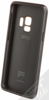 Samsung EF-RG960CB Protective Standing Cover originální odolný ochranný kryt pro Samsung Galaxy S9 černá (black) zepředu