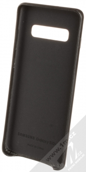 Samsung EF-VG975LB Leather Cover kožený originální ochranný kryt pro Samsung Galaxy S10 Plus černá (black) zepředu
