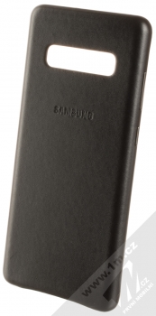 Samsung EF-VG975LB Leather Cover kožený originální ochranný kryt pro Samsung Galaxy S10 Plus černá (black)