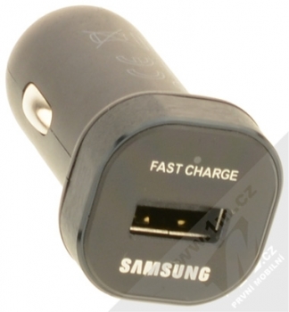 Samsung EP-LN930CB originální nabíječka do auta Fast Charge s USB výstupem a Samsung ECB-DU4EBE USB kabel s microUSB konektorem černá (black) nabíječka USB konektor