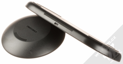 Samsung EP-N6100TB Wireless Charger Duo stojánek a podložka pro bezdrátové nabíjení černá (black) zezadu